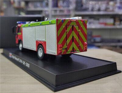 Red Base Major Rescue FL 614-UK-2000 volvo british fire truck 1/64 Truck view6