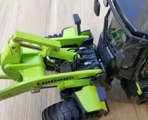 LIUGONG 856E Electric Wheel Loader Forklift Green 1/35 Diecast Pre-built Model view9