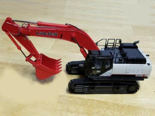 Link Belt 490X4 Crawler Excavator Red 1/50 DIECAST Truck Pre-built Model view1