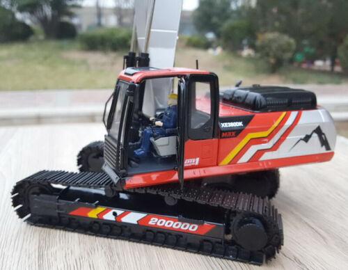 XCMG XE380DK Excavator red and white 1/30 Diecast Truck Pre-built Model view8