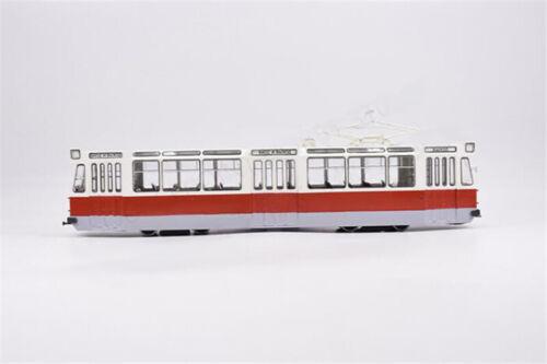 Start Scale Models Soviet LM-68 Union Tramcar red-white 1/43 ABS Truck Model view6
