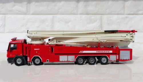 SANY Benz SYM5530JXFJP 62 Water pump Tower Fire Truck 1/50 Pre-built Model view6