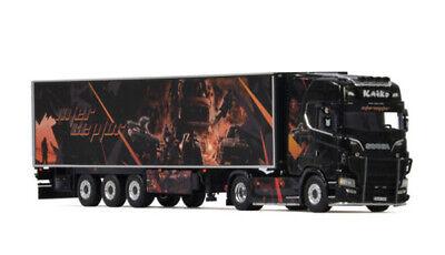WSI SCANIA S HIGHLINE CS20H 4X2 REEFER TRAILER KAIKO TRANSPORTE 1/50 Truck view1