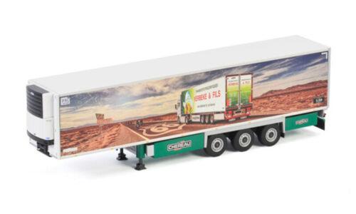 WSI Verbeke REEFER TRAILER 3 AXLE 1/50 DIECAST Truck Pre-built Model view1