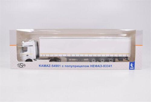 Start Scale Models Russia KAMAZ-54901 NEFAZ-93341 Truck trailer 1/43 ABS Model view8