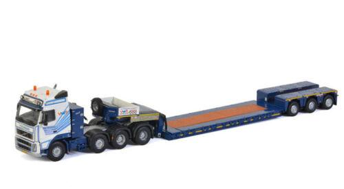 WSI 1:50 VOLVO FH2 GLOBETROTTER 8X4 LOW LOADER-3AXLE VAN WIJGERDEN TRANSPORT view1