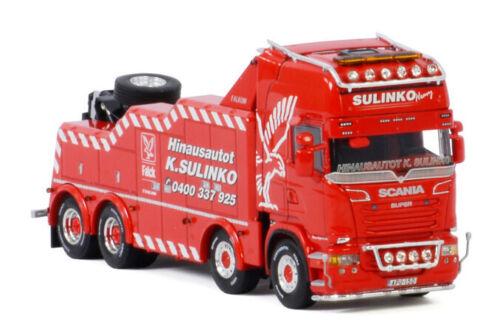 WSI SCANIA STREAMLINE TOPLINE FALKOM - 4 AXLE K. SULINKO OY 1/50 Model view1