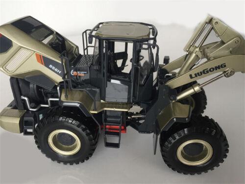 LIUGONG CLG 856H Wheel Loader 60th Anniversary Edition Silver 1/35 Diecast Model view8