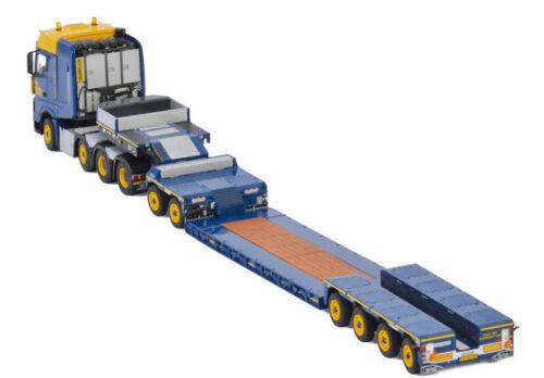 WSI 1/50 MB ACTROS MP4 SLT BIG SPACE 8X4 LOW LOADER EURO-4 AXLE DOLLY-2 AXLE view3