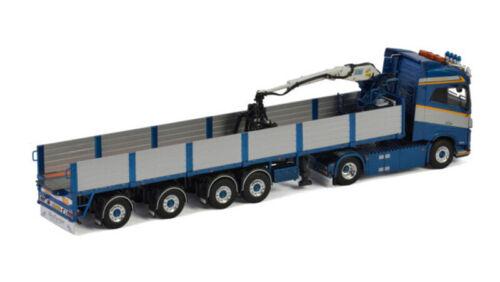 WSI VOLVO FH4 GLOBETROTTER 4X2 BRICK TRAILER-4 AXLE BOLWIJN 1/50 Pre-built view4