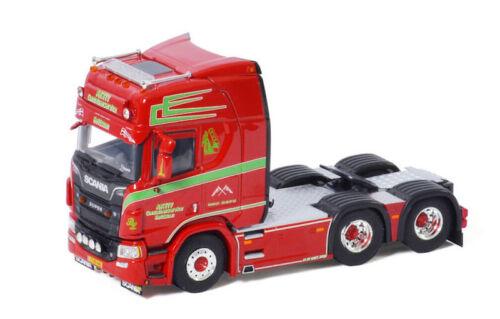 WSI SCANIA R HIGHLINE CR20H 6X2 TAG AXLE AKTIV CONTAINERSERVICE 1/50 Model view1