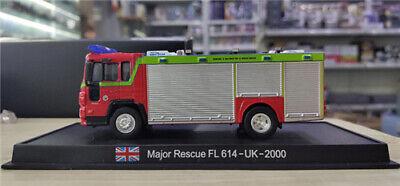 Red Base Major Rescue FL 614-UK-2000 volvo british fire truck 1/64 Truck view8