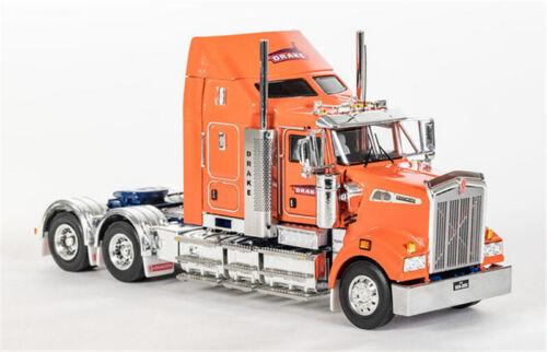 Drake KENWORTH T909 PRIME MOVER TRUCK orange 1/50 DIECAST Truck Model view1