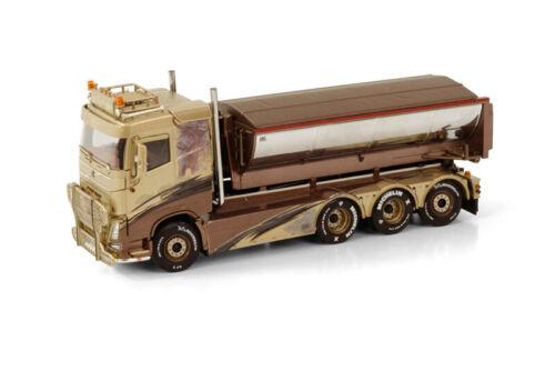WSI 1/50 VOLVO FH4 SLEEPER CAB 8X4 HOOKLIFT SYSTEM+H CON ASPHALT PER BRODDES view1