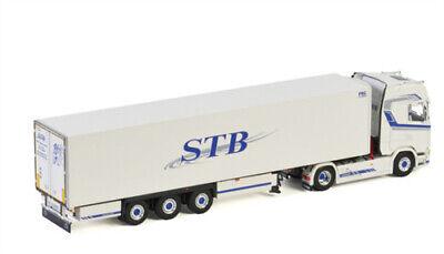 WSI Scania s HIGHLINE cs20h 4x2 REEFER TRAILER - 3 AXLE STB 1/50 Truck Model view3