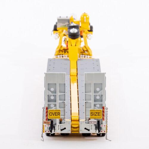 Drake Kenworth 7x8 Steerable Trailer with 2x8 Dolly yellow 1/50 Truck Model view4
