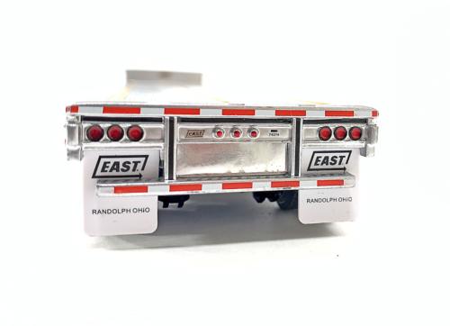 WB Weiss Brothers East Drop Deck Trailer blue with Accessories 1/50 Pre-built view4