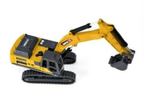 XCMG XE490DK excavator 1/87 DIECAST Pre-builded Model view4