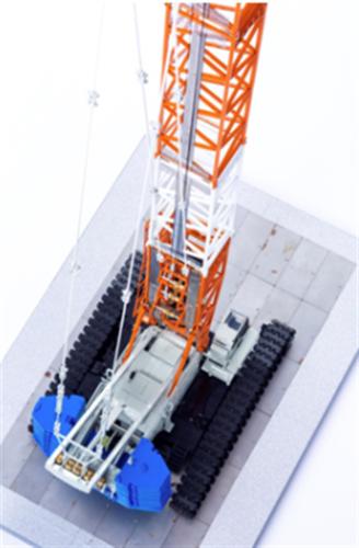 SUMITOMO SCX3500-3 Crawler crane 1/50 DIECAST Truck Pre-built Model view9